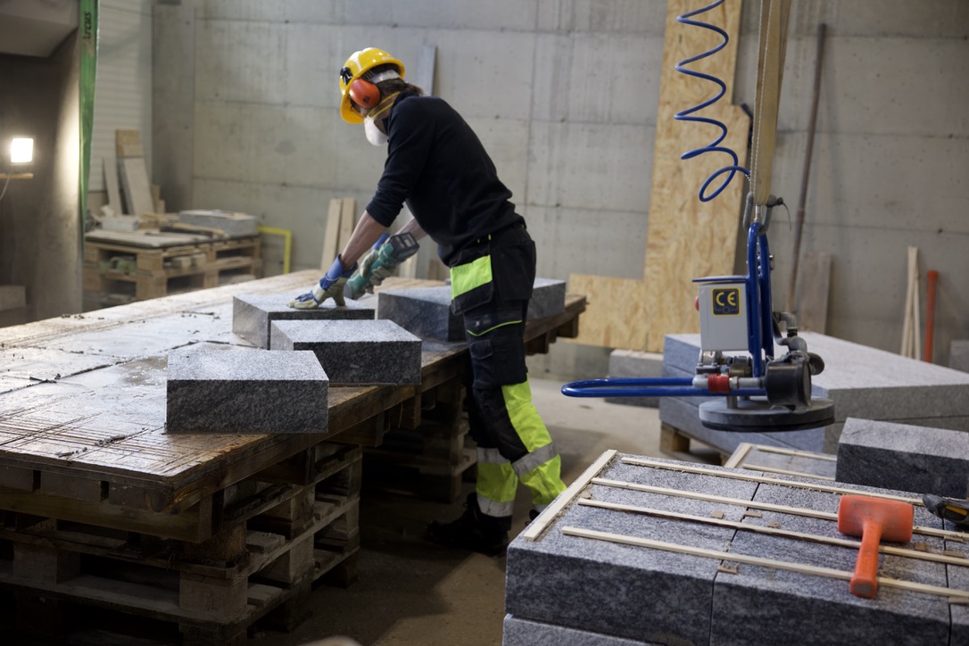 Støvrenseanlegg for Granitt